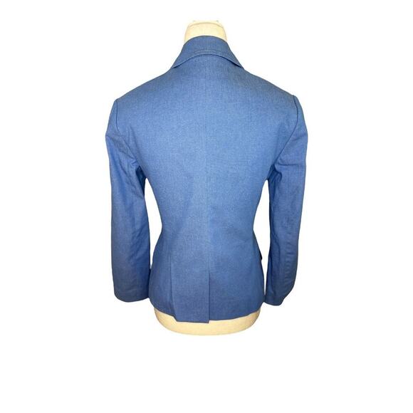 NEW Derek Lam 10 Crosby Myla Blue Double Breasted Blazer Size 2 NWT - Picture 4 of 7